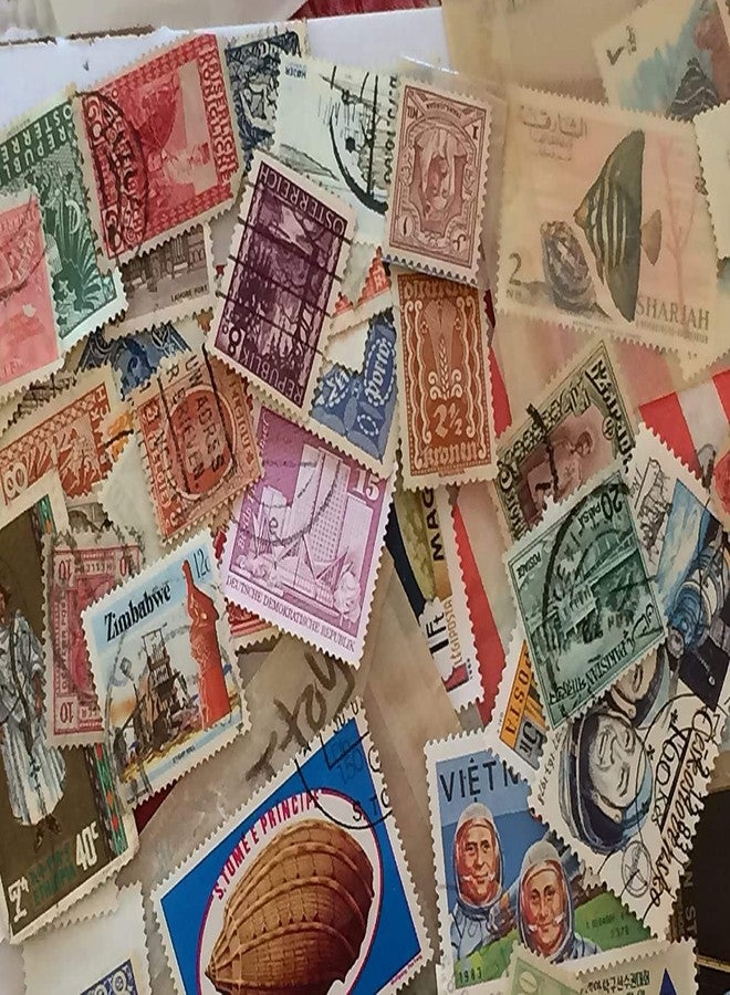 IHC ~ Whole World 100 Different Stamps LOT (Small & Large) 100% Orignal Stamps - Image 1